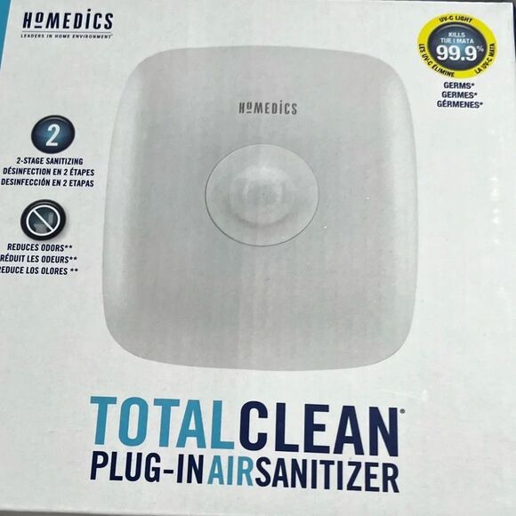 Homedics TotalClean Plug-In UV-C Air Sanitizer new in box - Picture 6 of 6